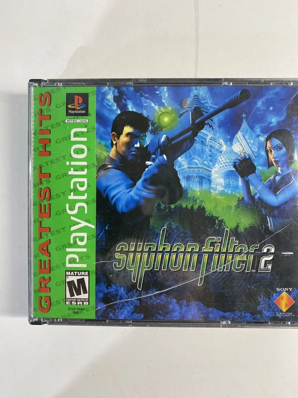 Syphon Filter 2 (Sony PlayStation 1, 2000) Espionage Shooter PlayStation Game